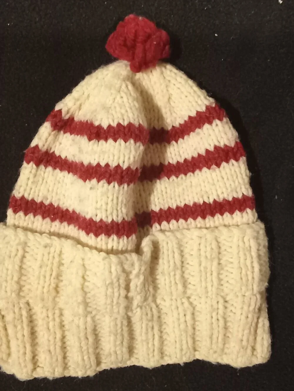 Knit baby/toddler hat